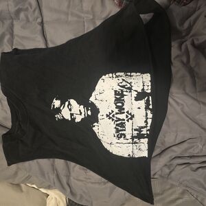 Black Graphic Men's Shirt